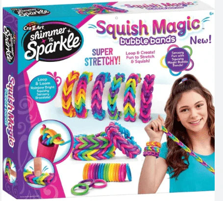 Shimmer N Sparkle Squish Magic Bubble Bands | SNS-17343