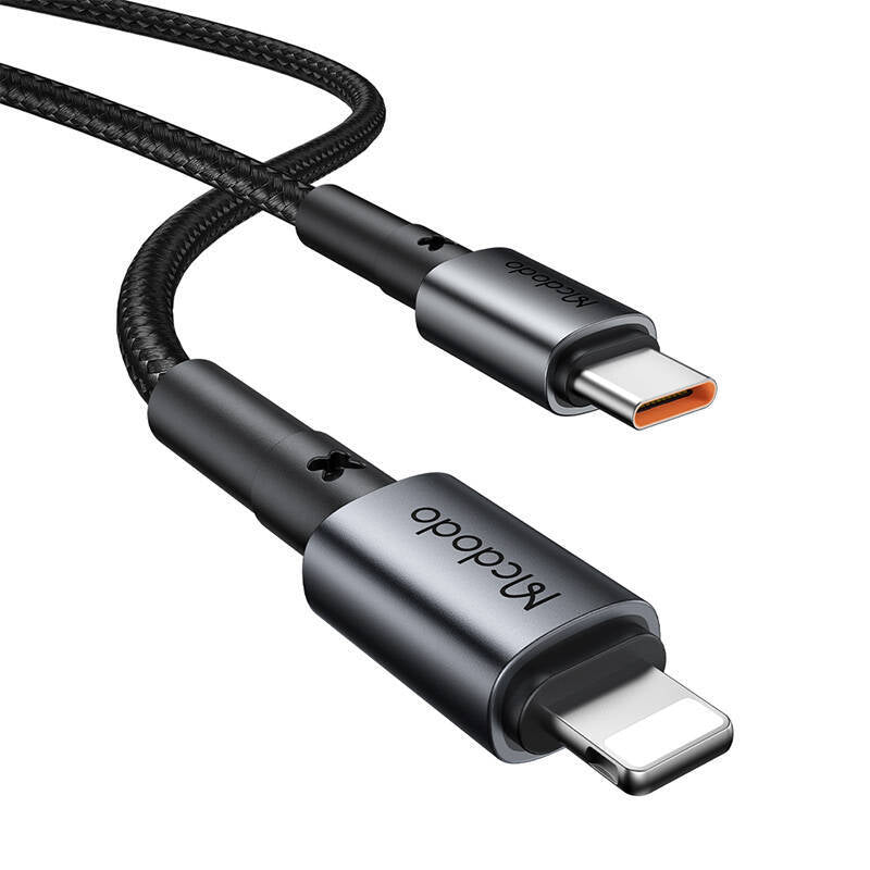Mcdodo 30W USB C Car Charger with USB C to Lightning Cable - Black Mcdodo 30W USB C Car Charger with USB C to Lightning Cable - Black