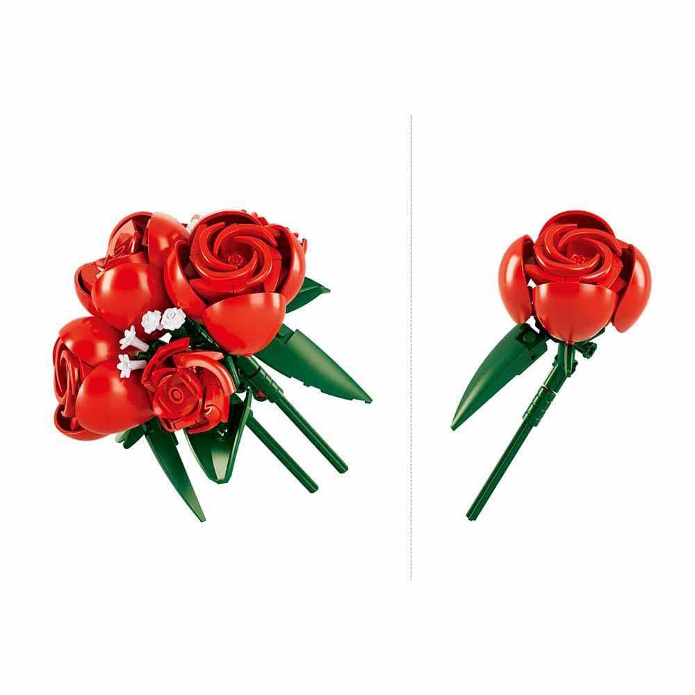 Sluban Pleyerid Red Roses Building Set 313 Pieces | M38-P8061