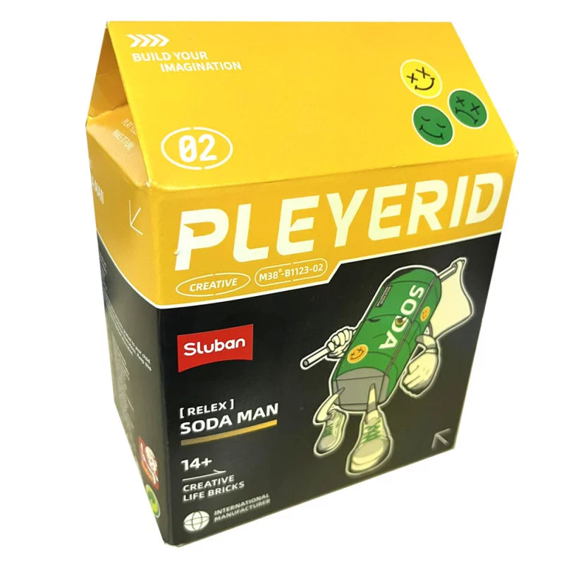 مجموعة Sluban Soda Man Pleyerid - M38-B1123-02 للأعمار 14+