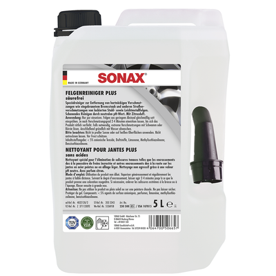 SONAX Wheel Cleaner – Acid-Free, 5L