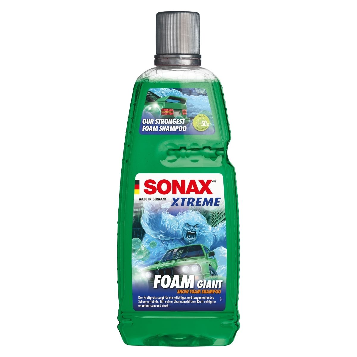 SONAX XTREME Foam Giant Foam Shampoo – pH-Neutral Car Wash