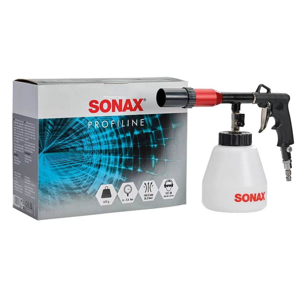 SONAX PROFILINE PowerAir Clean – Compressed-Air Interior Cleaning Gun