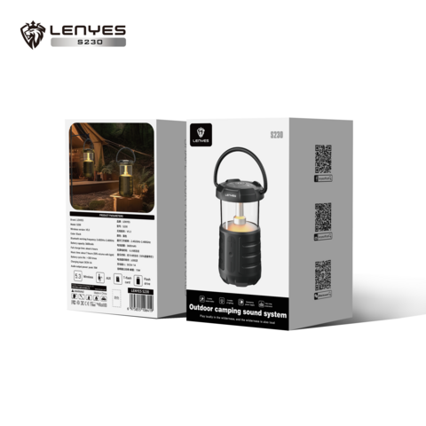Lenyes Outdoor Camping sound system - Black Lenyes Outdoor Camping sound system - Black