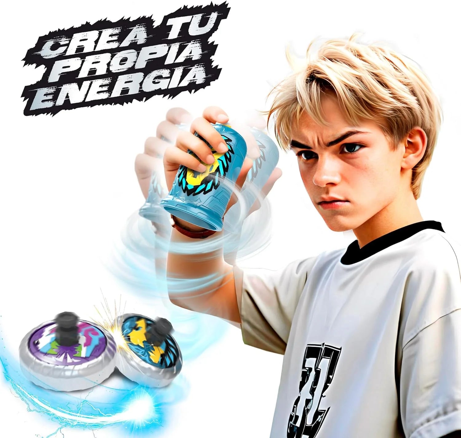 سبينر MAD Shake2Spin بإضاءة وصوت - لعبة ممتعة للأطفال