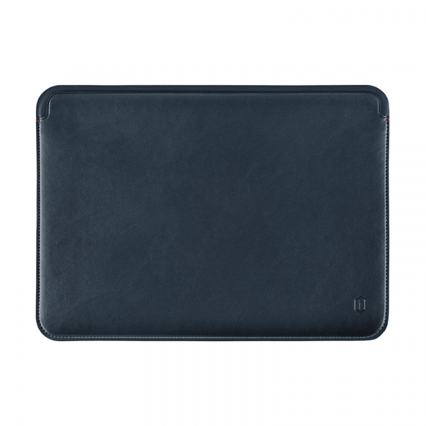 Wiwu skin pro platinum with microfiber leather sleeve for macbook 16.2" - blue