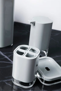 Primanova Klar Toothbrush Holder – Gray Plastic Design