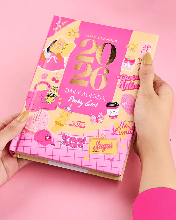 Mofkera Agenda Only 2026 - Pinky Girl - Pre Order Mofkera Agenda Only 2026 - Pinky Girl - Pre Order