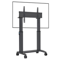 North Bayou T70 75"-100" Motorized Height Adjustable Large Display Mobile TV Bracket Trolley