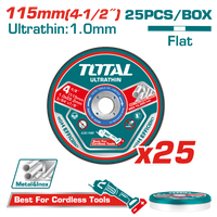 TOTAL Ultra-thin metal cutting disc set 25PCs (TAC11011525)