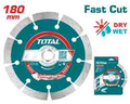 TOTAL Dry Diamond Cutting Disc 180mm - 7" (TAC2111803)