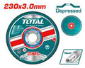 TOTAL Abrasive Depressed Metal Cutting Disc 230*3.0mm - 9" (TAC2212301)