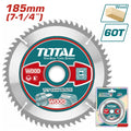 TOTAL TCT Saw Blade for Wood 185mm(7-1/4") | 60Teeth (TAC231413)