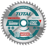TOTAL TCT Saw Blade for Wood 185*20mm - 7.1/4" | 40Teeth (TAC231415)