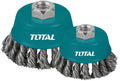TOTAL Wire Cup Twist Brush 100mm - 4" (TAC32041)