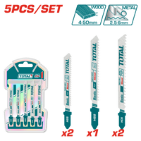 TOTAL Jig saw blade set (TAC51051)