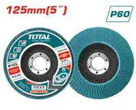TOTAL Zirconium Flap Disc P60 125mm - 5" (TAC641252)