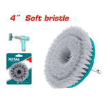 TOTAL Soft bristle brush double blister 4" (TACS1401)
