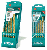 TOTAL 6PCs HSS Twist Drill Bits Set (TACSD0065)