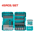 TOTAL 45 Pcs impact screwdriver bit set (TACSDL24502)