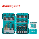 TOTAL 45 Pcs impact screwdriver bit set (TACSDL24502)