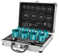 TOTAL Bi-metal hole saw set 12pcs