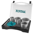 TOTAL 7pcs Carbide Gritted  Hole Saw Set
