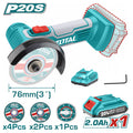 TOTAL Lithium-ion mini cut-off tool 20V (TAGLI76017)