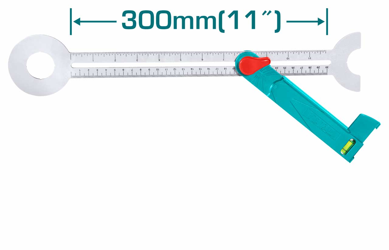 TOTAL Sliding T Bevel Gauge (TAHS3011) – Precision & Easy Angle Adjustment TOTAL Sliding T Bevel Gauge (TAHS3011) – Precision & Easy Angle Adjustment