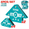 TOTAL Magnetic Welding Holder Set 6PCS (TAMWH6002)