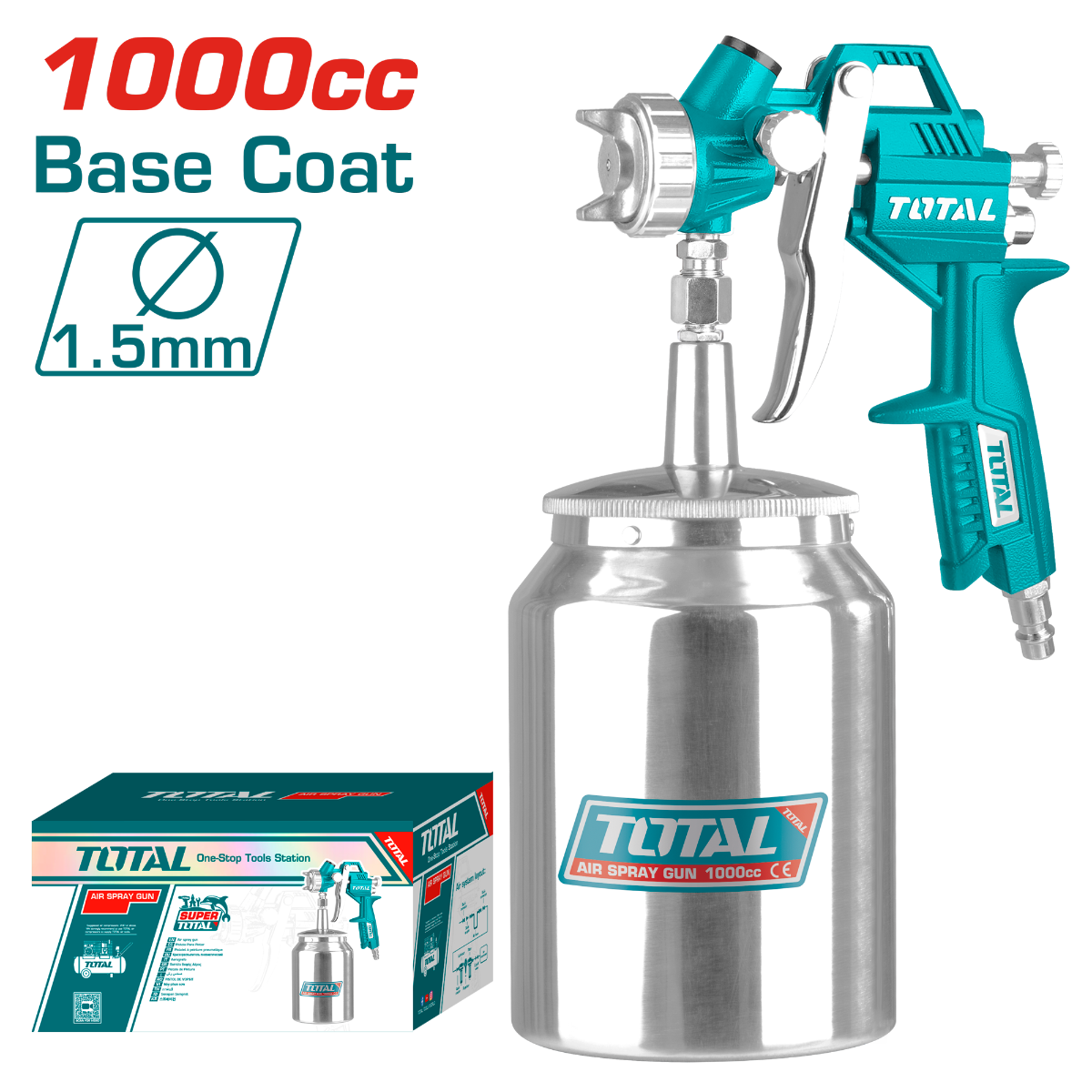 TOTAL Air Spray Gun (TAT11001) – High Precision & Excellent Performance TOTAL Air Spray Gun (TAT11001) – High Precision & Excellent Performance