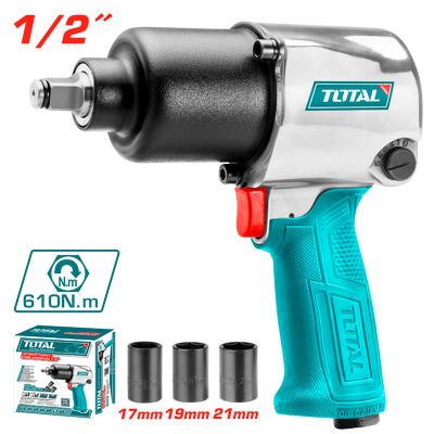 TOTAL 1/2" Air Impact Wrench | 650Nm (TAT40122) – High Power & Performance