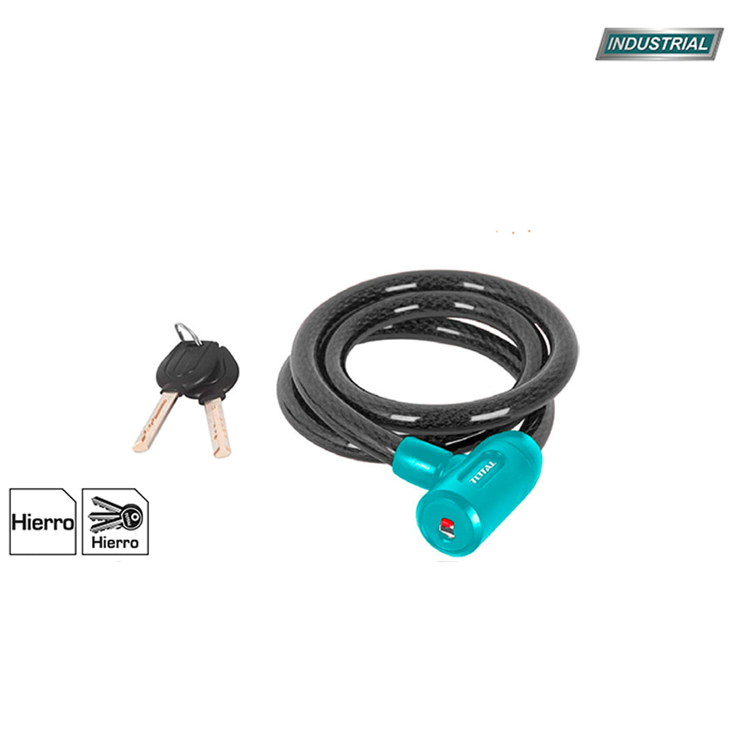 TOTAL Bike Cable Lock (TBK11512) – Effective Protection TOTAL Bike Cable Lock (TBK11512) – Effective Protection