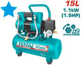 TOTAL Air compressor 15L | 1.5HP - 1100W (TCS1110152)