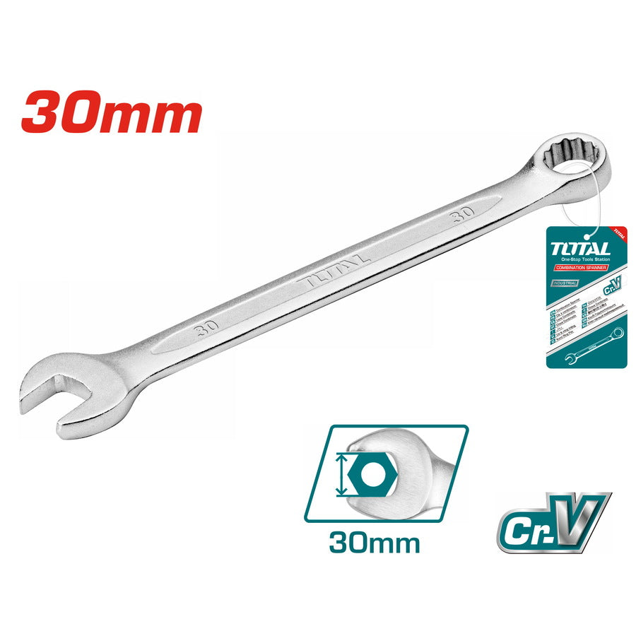 Total 30mm Open-End Wrench (TCSPA301) – Strong and Precise Tool Total 30mm Open-End Wrench (TCSPA301) – Strong and Precise Tool