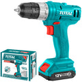 TOTAL CORDLESS DRILL Li-ion 12V / 1.5Ah / 20Nm (TDLI1211) This product can be used with Plastic and Metal. Not for concrete and Stones