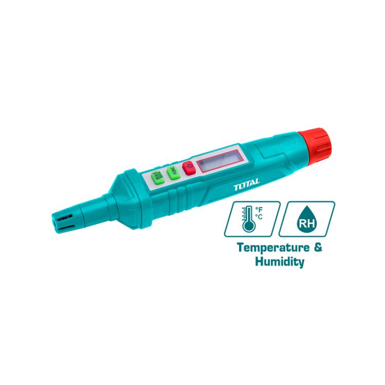 Total TETHT23 Digital Temperature and Humidity Meter – Accurate Readings Total TETHT23 Digital Temperature and Humidity Meter – Accurate Readings
