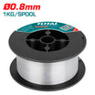 TOTAL Flux-cored Welding Wire 0.8mm – 1Kg, Low Spatter