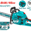 Total Gasoline Chain Saw 46cc 18" (TG5451811) – High-Power Cutting Tool