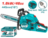 Total Gasoline Chain Saw 46cc 18" (TG5451811) – High-Power Cutting Tool