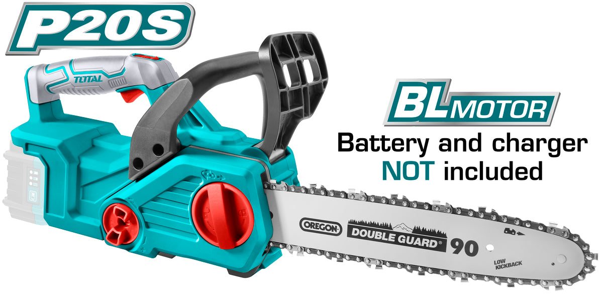 Total Cordless Chainsaw Brushless 12-Inch | 720W – Powerful & Efficient Total Cordless Chainsaw Brushless 12-Inch | 720W – Powerful & Efficient
