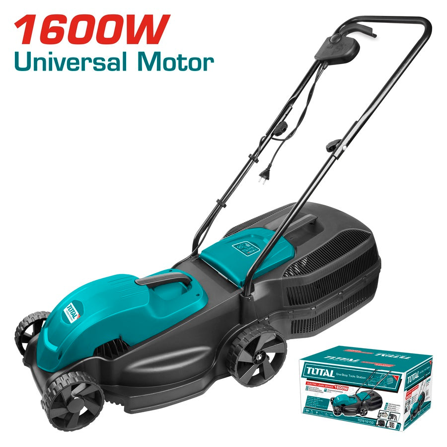 Total 1600W Electric Lawn Mower – Powerful & Efficient Grass Cutting