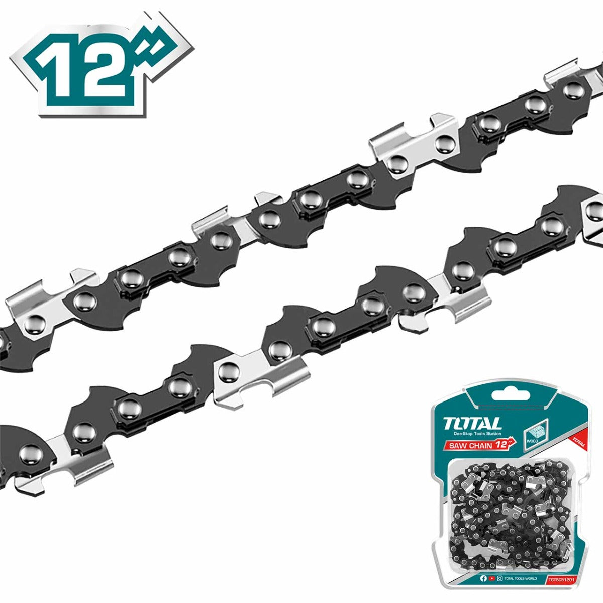 12-Inch Gasoline Chainsaw Chain from Total | High Performance