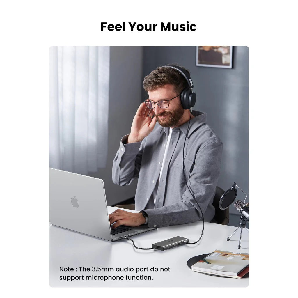 UGREEN 11-in-1 USB-C Hub with HDMI, VGA, LAN, PD & Audio UGREEN 11-in-1 USB-C Hub with HDMI, VGA, LAN, PD & Audio
