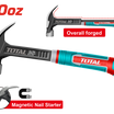TOTAL 560g Claw Hammer | 355mm with Magnetic Nail Holder (THCH61020L)
