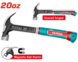 TOTAL 560g Claw Hammer | 355mm with Magnetic Nail Holder (THCH61020L)