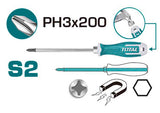 TOTAL Phillips Screwdriver PH3*200 (THGSPH32006)