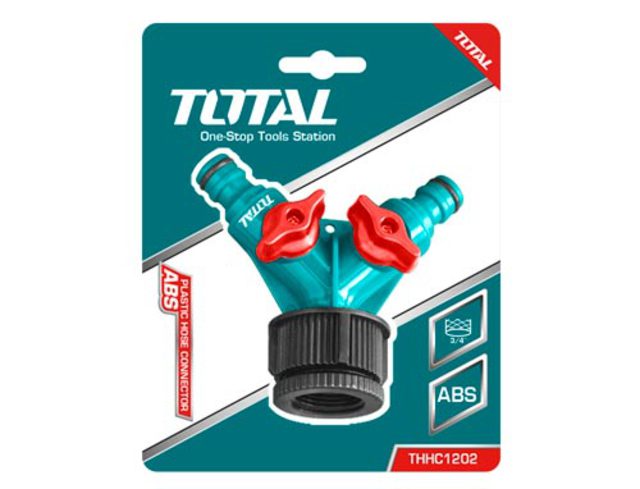 Total 1-Inch Dual Water Distributor with Shut-off Valve (THHC1202)