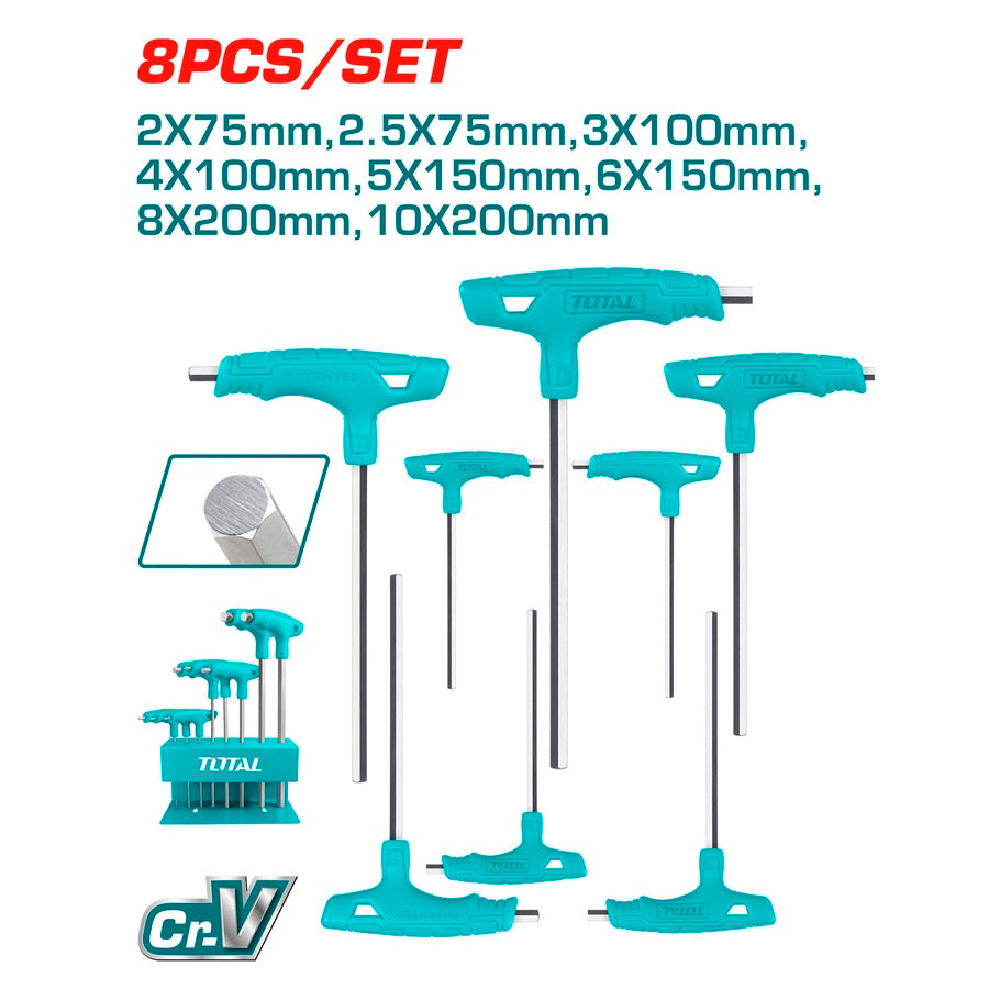 Total 8-Piece Nut Driver Set (THHW80816)