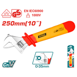 TOTAL Insulated adjustable wrench (THIADW101)